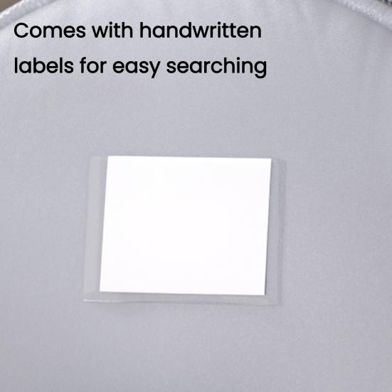 Yousheng Rolled Quilt Storage Bag Comforter Storage Tote with U-Shaped Large Opening Zippered Storage Bag with Reinforced Handles for Beddings