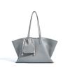 New trendy large-capacity genuine leather versatile casual shoulder handbag, fashionable and simple tote bag for women