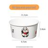 ZISIZ Thickened Disposable Rice Husk Bowl