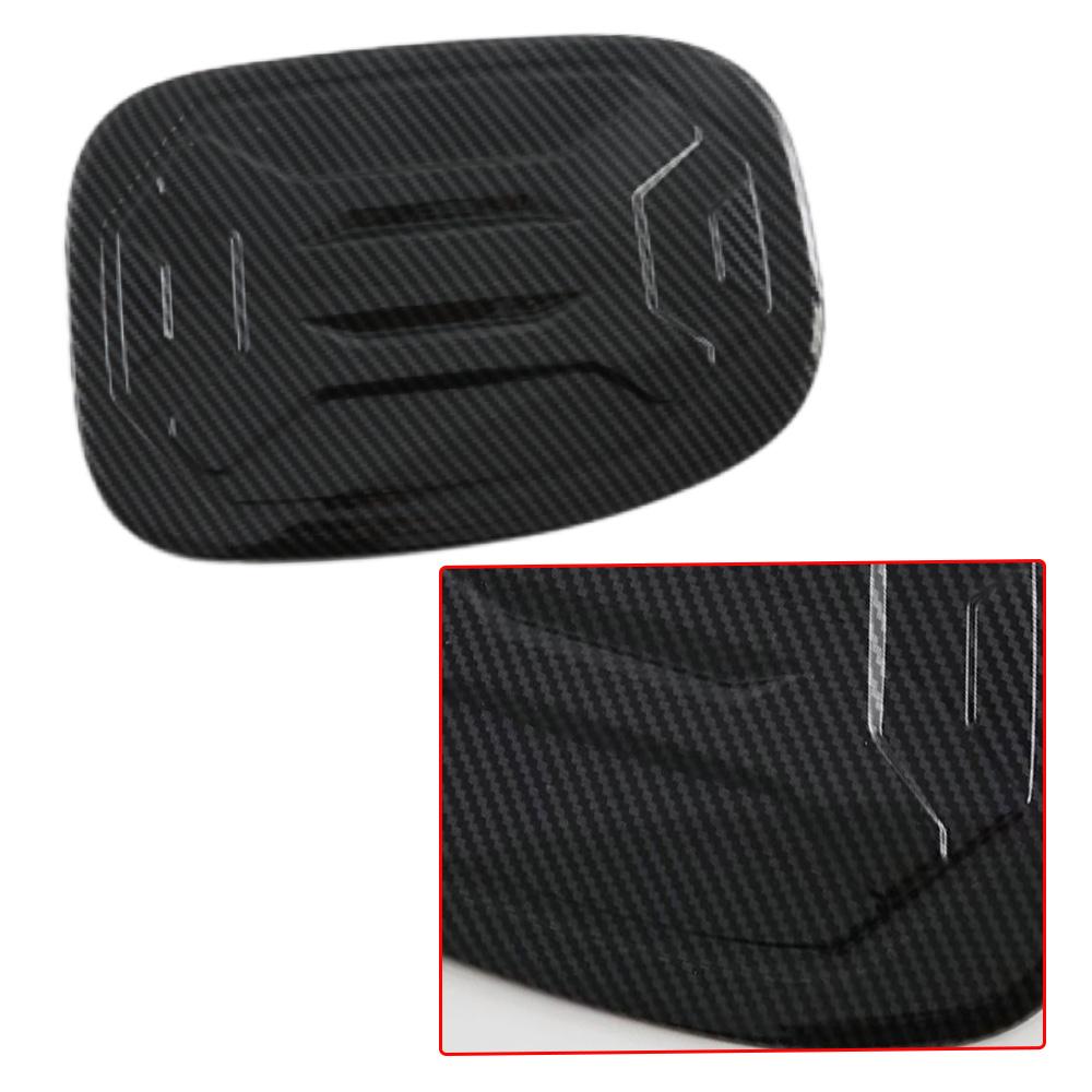Car Exterior Oil Fuel Tank Gas Cap Trim Charging Port Cover For BYD Yuan Up /Atto 2/ S1 Pro 2025 2025 2026 Carbon Fiber Black