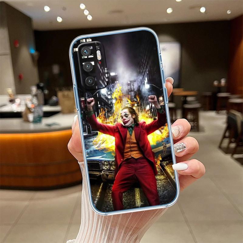 Joker Transparent Phone Case for Samsung Galaxy A04 A04S A14 A23 A34 A54 M23 M33 M52 M53