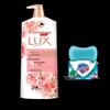 Pink Cherry Blossom Body Wash & Mint Soap Set