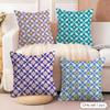 Abstract Geometry Art Cushion Cover Natural Linen Organic Fabric DoubleSided Printing Couch Pillow Covers Home Decor