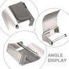 Cloakroom Toilet Wall Mounted Tissue Roll Holder Silver