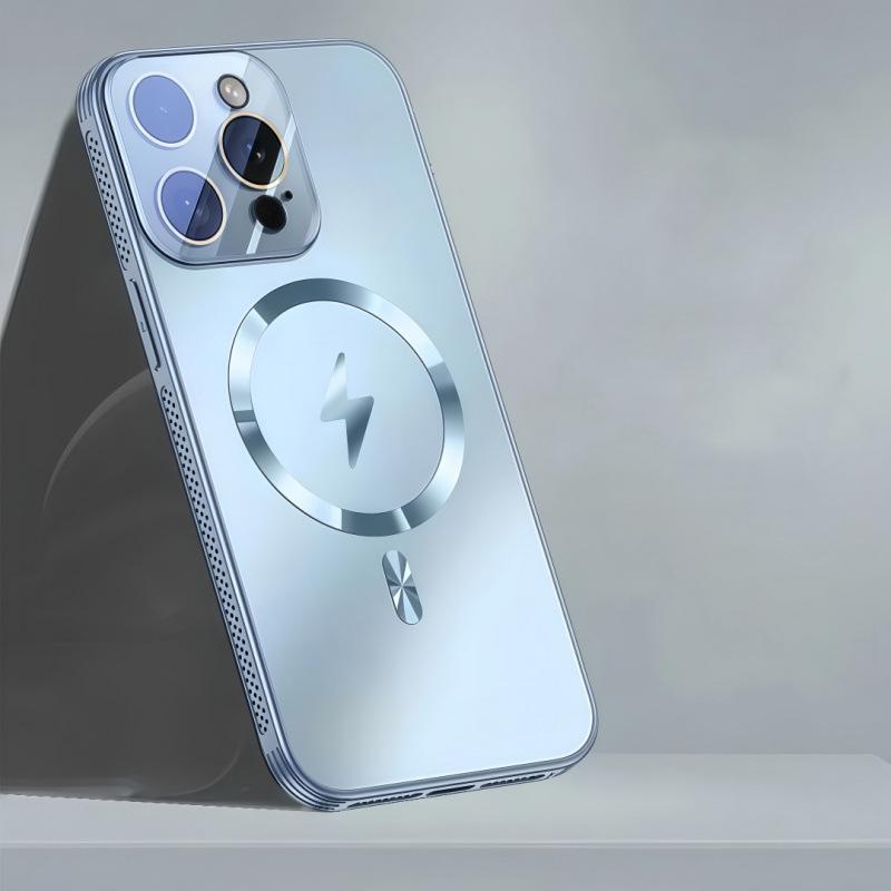 

2026 Model C1153 Cross-Border Mobile Phone Case with Enhanced Heat Dissipation New iPhone 16 Features светло-синий