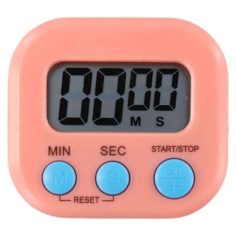 Kreativer LCD Küchentimer Cartoon-Form Multifunktionaler Countdown-Timer Digitaler Alarm für Backen Kochen Sport Erinnerung