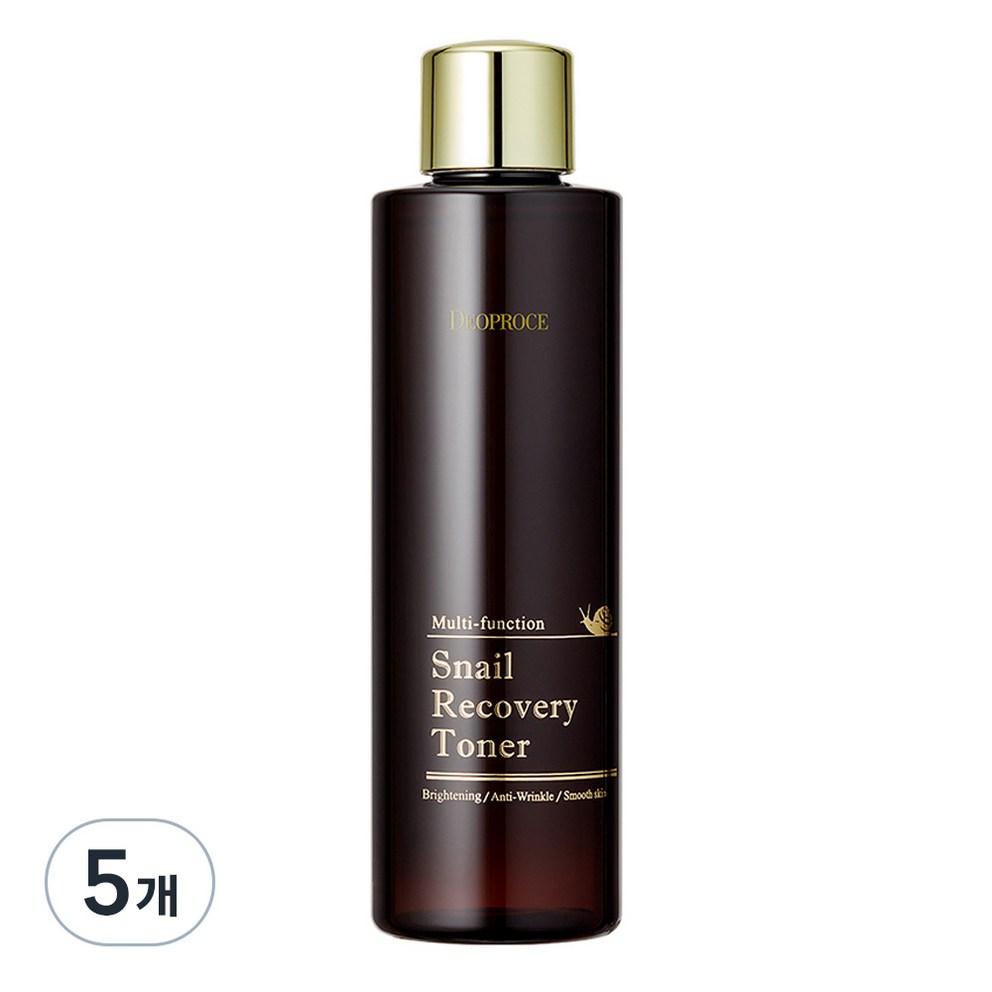 Deoproce Snail Recovery Toner, 210ml, 5pcs
