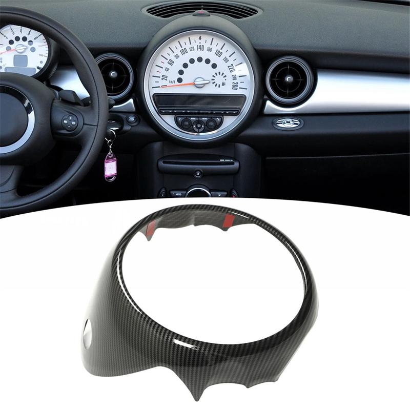 M31K-Car Center Console Speedometer Cover Trim Dashboard trument Frame for MINI Cooper R54 R55 R56 R60