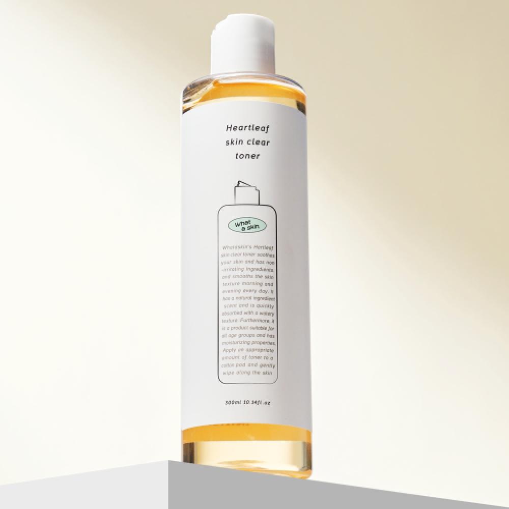 WhataSkin Heartleaf Skin Clear Calming Toner 300ml NONE
