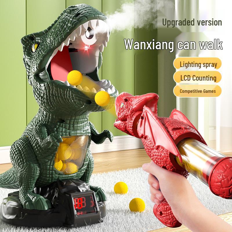 New Hot-Selling Air-Powered Soft Bullet Dinosaur Toy Gun - Tyrannosaurus Rex Design Inspired by Douyin