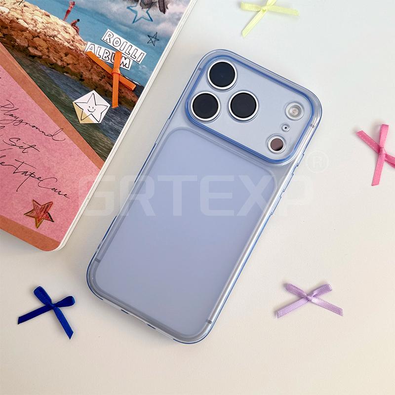 Custodia Ultra Sottile Trasparente in Silicone per iPhone 17 Pro 17 Air 17 pro Max 17Plus Ultra Sottile Opaca in TPU Morbida Cover Trasparente