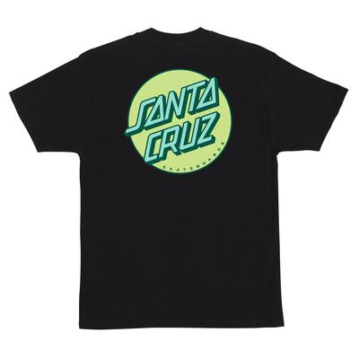 Santa Cruz Skateboards Koszulka Inne Kropka Czarny/Limonka Klucz