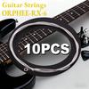10PCS High-Sound Quality Electric Guitar Strings ORPHEE-RX6 Universal Single Nickel Alloy Wire Vacuum-Packed Guitar Accessorie
