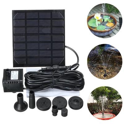 7 V 1,5 W Solar Wasserpumpe Brunnen Garten Schwimmende Pflanzen Bewässerung Power Brunnen Pool Haus Garten
