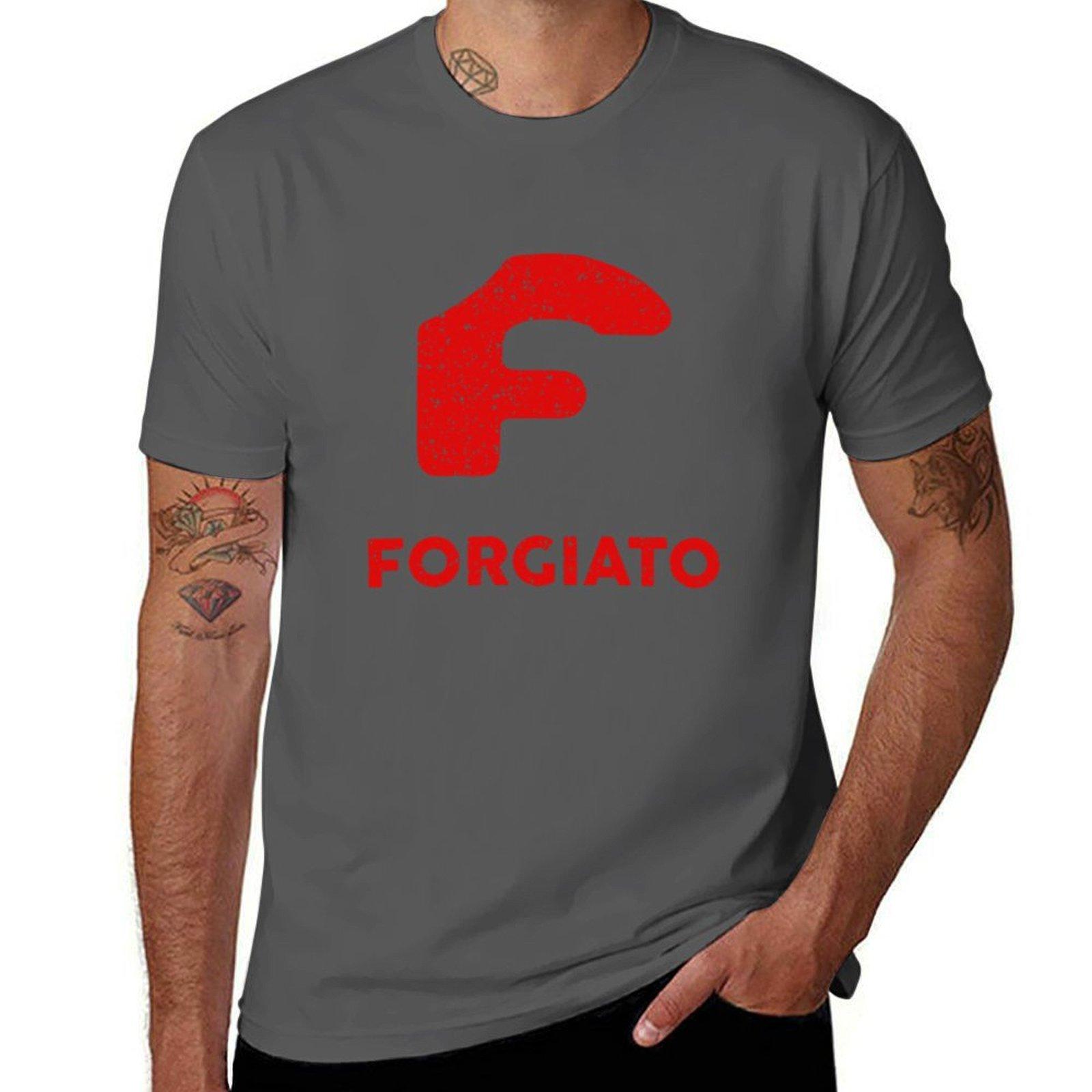

FORGIATO T-Shirt t shirts with prints t shirt men 100% cotton luxury brand cotton t shirts man 100% T-Shirt 4XL