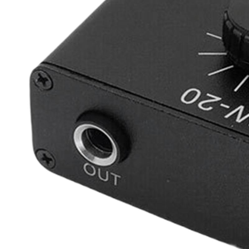 Permanent Metal Attenuator For 6.35mm Dynamic Micr Capacity Adjustment Continuous Sound Agreement