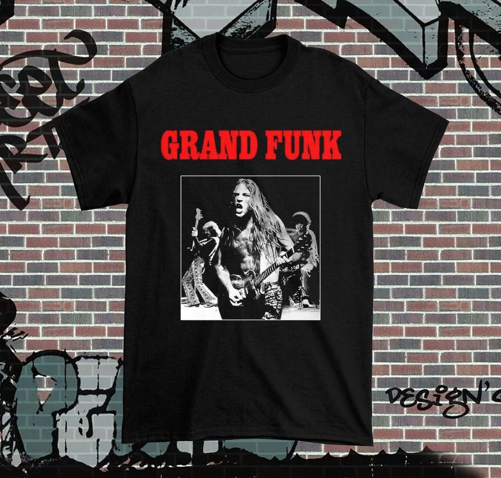 Rare Grand Funk Railroad Unisex Full Size Shirt Black FN832 L