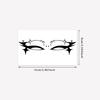High-Value Style Halloween Personality Dark Stars Eyeliner Makeup Face Sticker Tattoo Sticker
