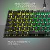 ROCCAT Mechanical Gaming Keyboard USB Computer Compatible Vulcan TKL Pro JP Japanese Layout Wired Black/Black Optical Linear Tenkeyless RGB Volume Dia