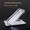 Bandeja Rectangular de Acero Inoxidable 304 para Servir