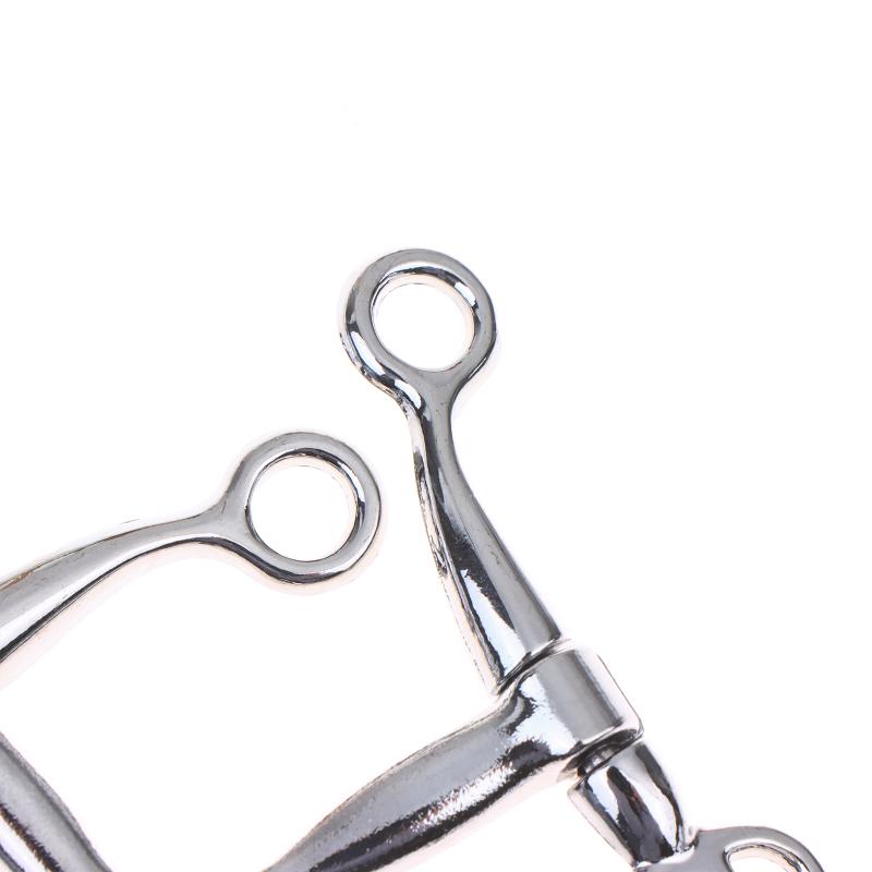 Alloy Horse Bit Charm Keychain Metal Ring Pendant Bag Decoration Backpack Accessory For Men And Women