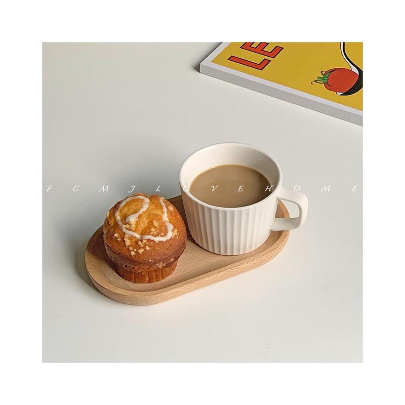 

ZISIZ Beechwood Small Oval Coaster Set