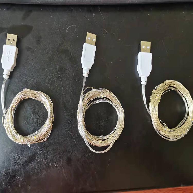 USB LED Copper Wire String Lights - Colorful Lights for Bedroom Decor