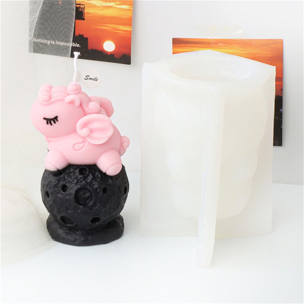 Animal Candle Mold Resin Casting Silicone Mold for DIY Candle Soap Plaster Ornament Cake Fondant Decoration