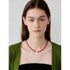 Deep Red Coral Necklace
