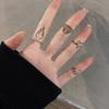 Cute Stick Figure Love Plant Star Moon Tattoo Sticker Small Fresh Finger Tattoo Sticker