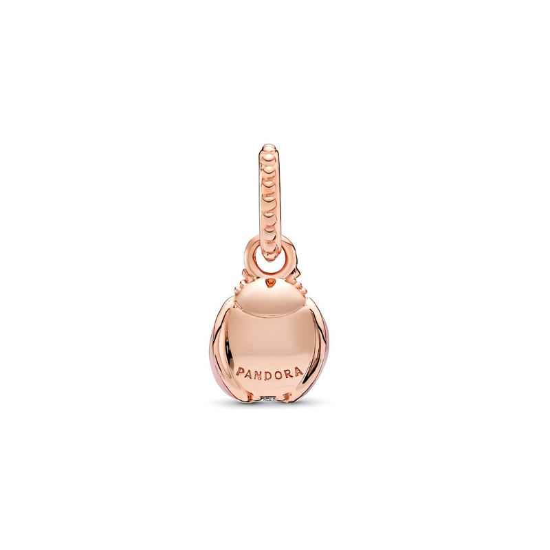 Pandora Lucky Pink Ladybug Personalized Pendant 387909EN160