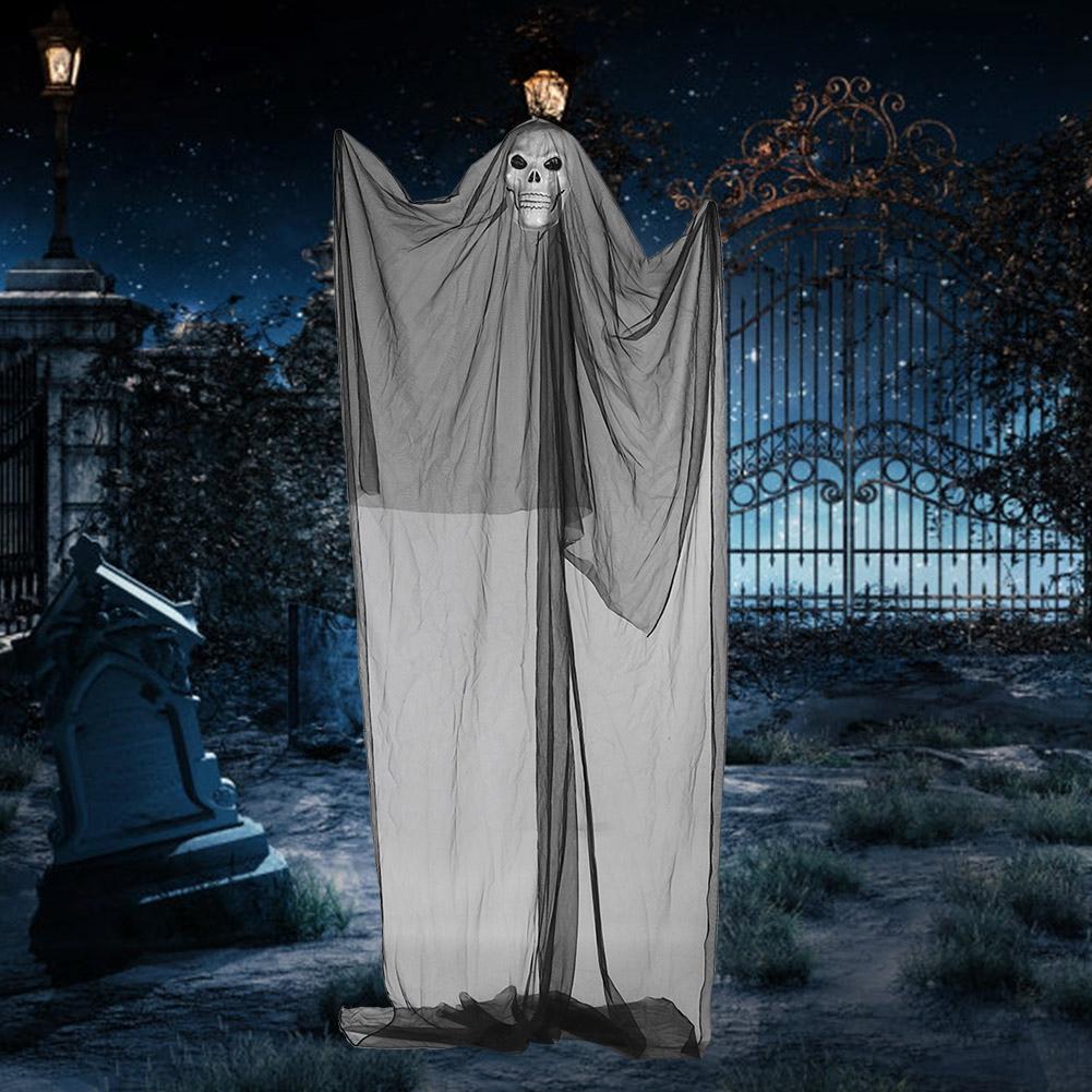 Hororové Strašidelné Halloweenské Závěsky Kostlivců Halloweenská Párty Závěsná Dekorace (3.3x2m)