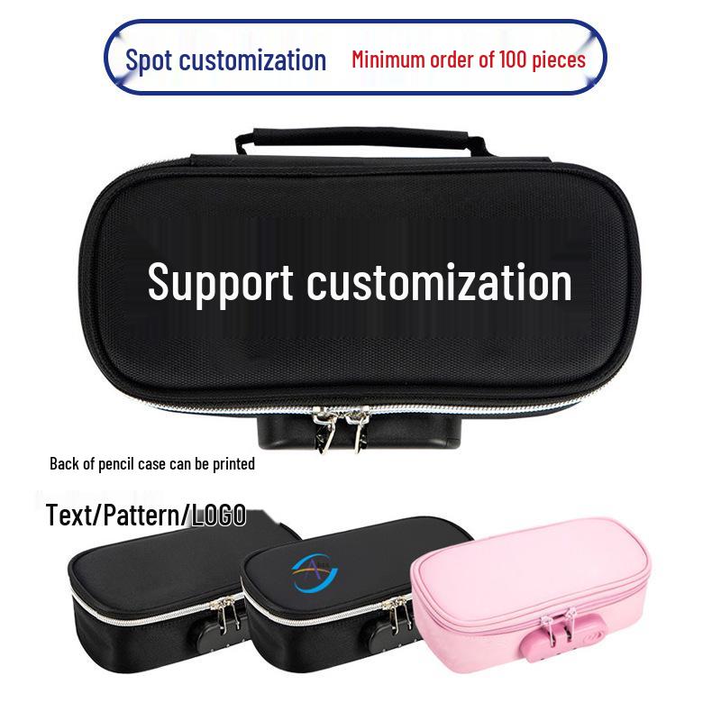 Extra-Large Password Lock Pencil Case with Four-Layer Design