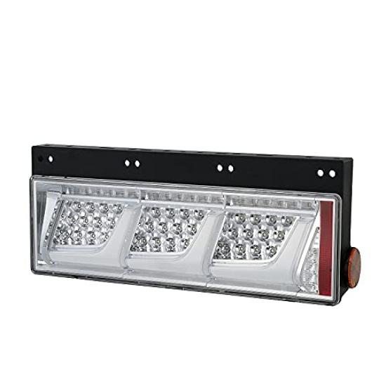 KOITO Rear Combination Lamp for Triple Normal Turn Clear Part All-LED Trucks, Type, Ver. (Right) Number LEDRCL-24RC21