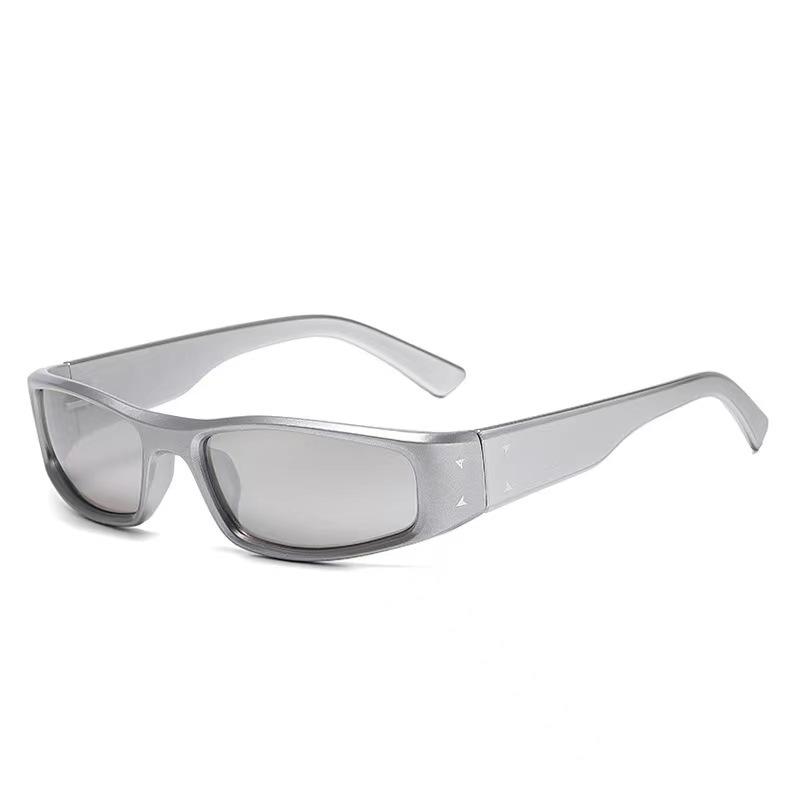 Stilige solbriller menn rektangulær form antirefleks kvinne solbriller utendørs sykling kvinne solbriller