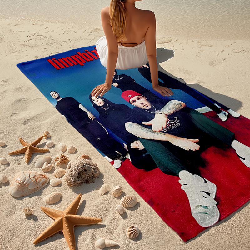 Limp Bizkit Fashion Beach Towel: Ideal for Summer Adventures Soft, Absorbent and Quick Drying Suitable for Swimming and Bathing