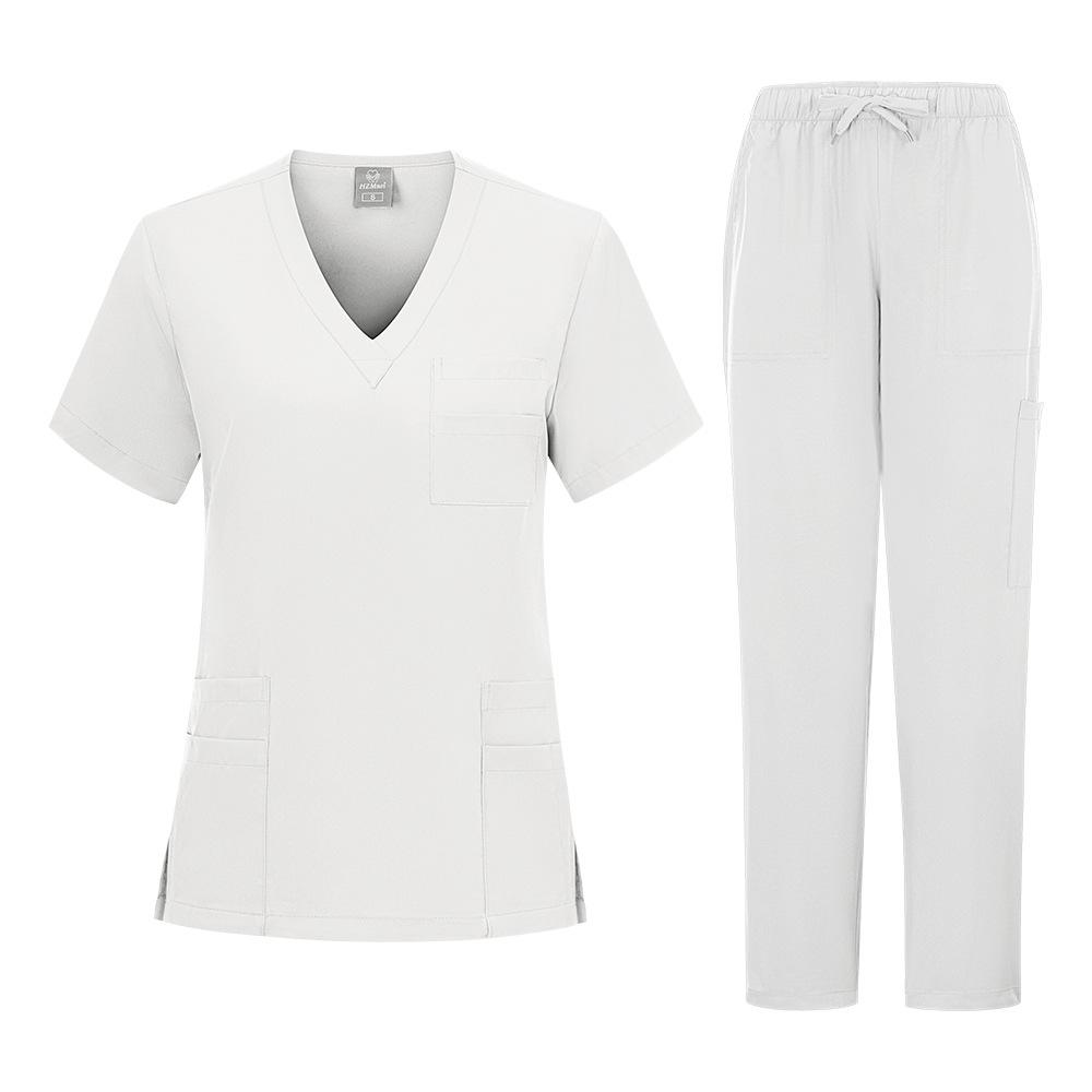 Unisex Medical Scrub Suit - Sweat-Absorbing, Heat-Dissipating Workwear for Hospital Operating Rooms