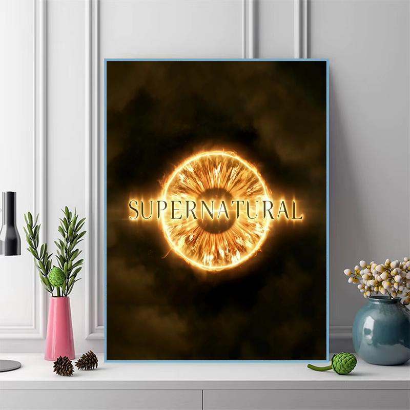 Supernatural Pattern 3pcs 100% Round Full Drill 5D DIY Diamond Painting Embroidery Cross Stitch Rhinestone Décor