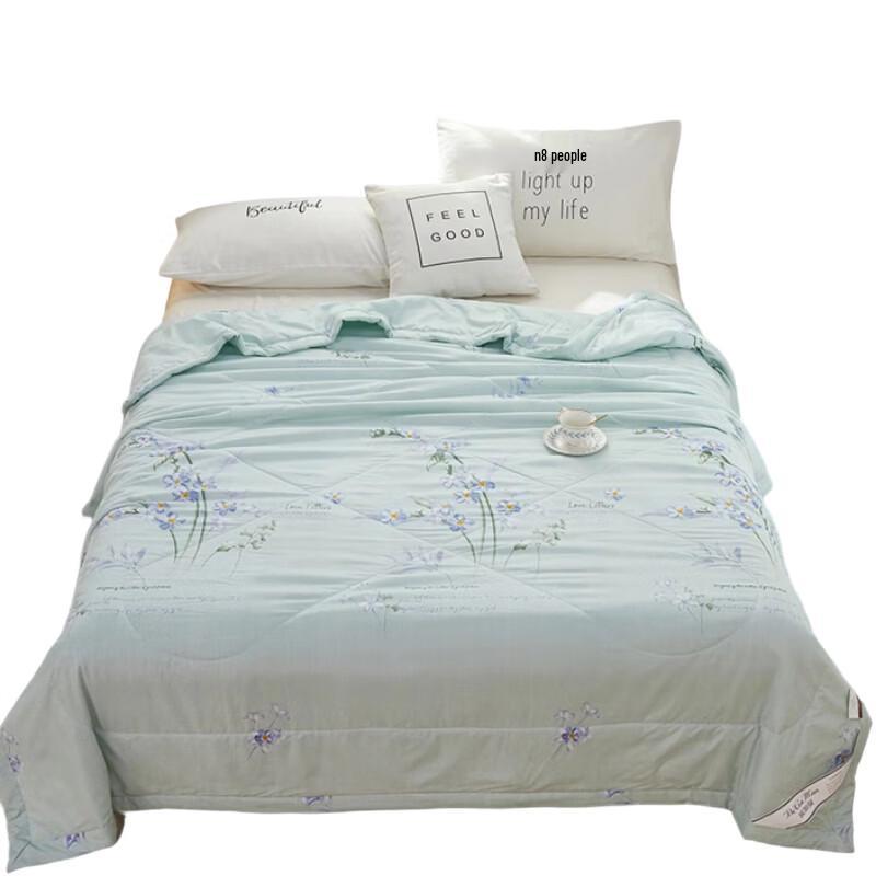 

Beijiaman Washed Cotton Lavender Soybean Quilt