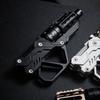 EDC QT-3000 Revolver Flip Push Slider Gun Telescopic Folding Decompression Fidget Spinner Stress Relief Metal Fingertip Gyro Toy