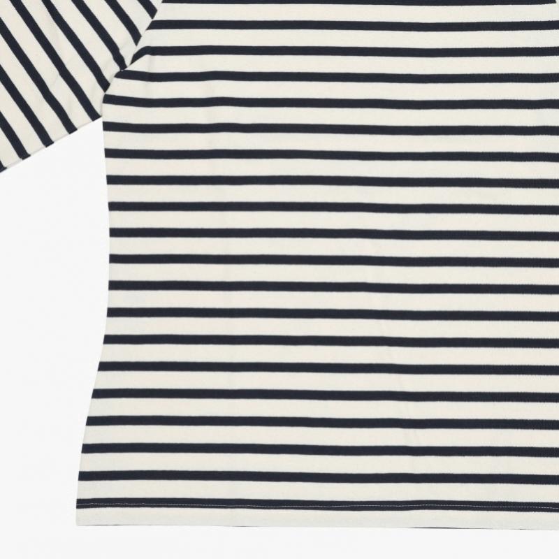 Saint JameS Women S Long Sleeve Tee Ecru Marine Tulipe 3513