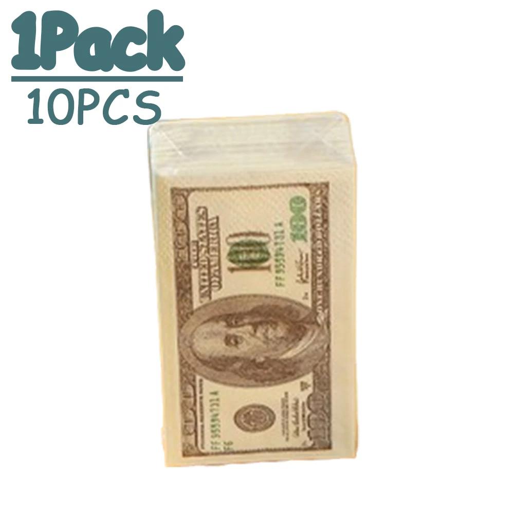 

Творческое моделирование Печать на бумаге для полотенец Бумага для полотенец Бумага для полотенец из сырой древесной массы Салфетка для переноски Бумага для полотенец Салфетка для полотенец в виде доллара США 1Pack