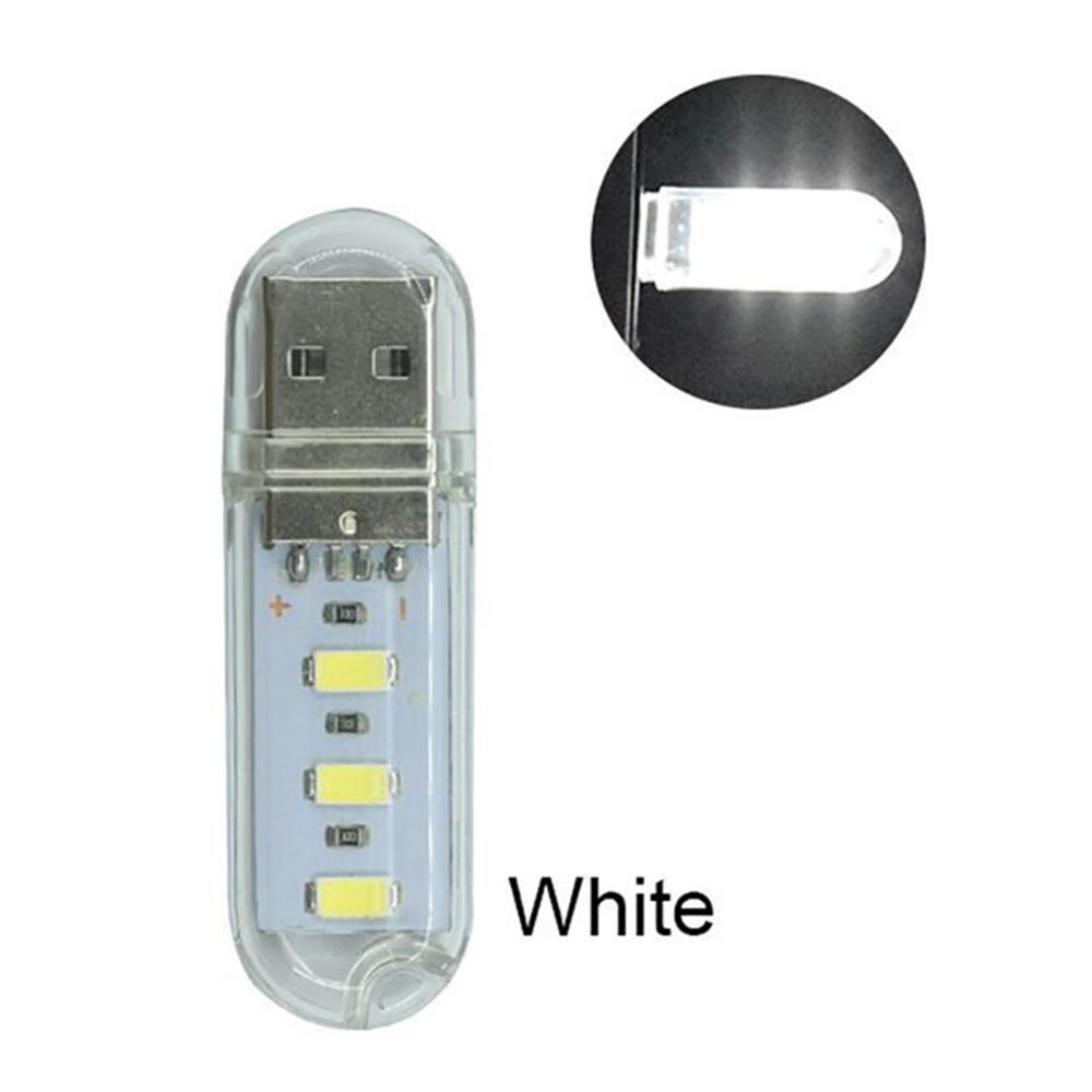Mini přenosná USB LED knižní lampa DC5V ultra jasná čtecí knižní stolní lampa 3LED 8LED světla pro power banku PC notebook notebook