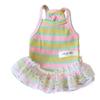 Breathable Dog Suspender Skirt Soft Pet Princess Dress Universal Stripped Dog Dress  Holiday