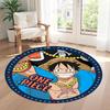 Zoro's Round Floor Mat Suitable for Game Room Entryway Study room Dormitory Anti-slip Round Rug Anime Office Decor Perfect Birthday Christmas Gift Ide
