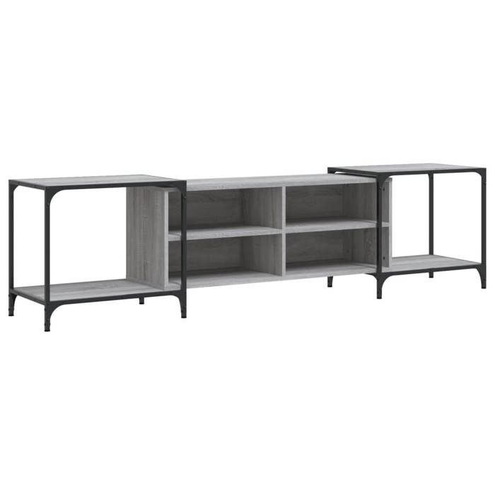 VidaXL TV Cabinet Sonoma Grey 203x37x50 Cm Engineered Wood 837610