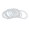 O-Ring Seal Gasket VMQ Seal Gasket Washer White Silicone Rubber 50mm X 3.1mm for Car 10pcs