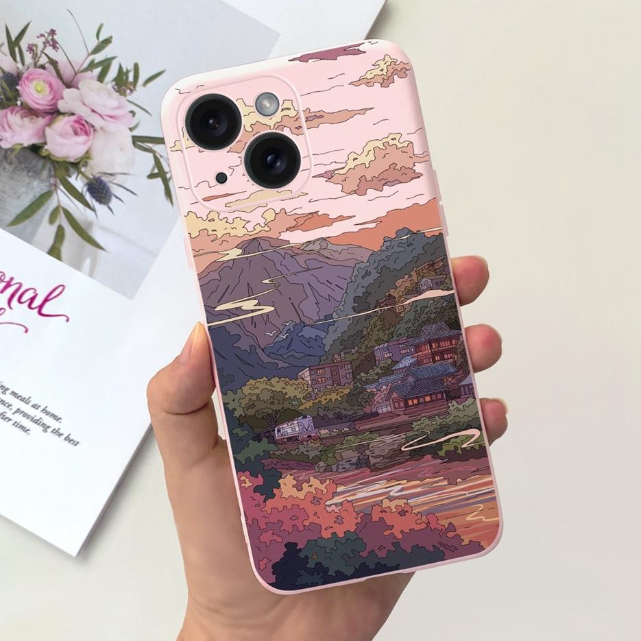 For Apple iPhone 15 Case Stylish Moon Spaceman Cartoon Cover Soft Silicone Phone Case For iPhone 15 Pro Max iPhone15 Plus Bumper