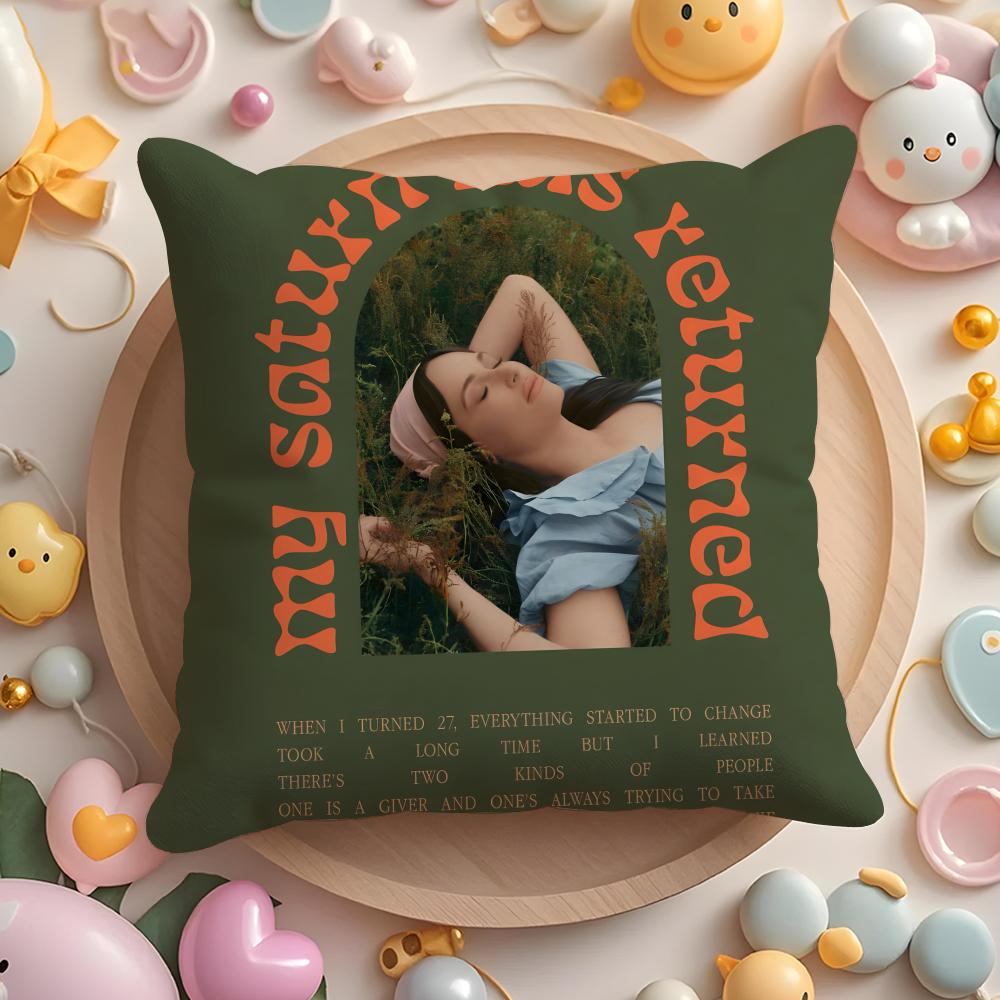 K-Kacey Musgraves Singer Cushion Cover Home & Car Multi-Scene Pillow Cover - Reversible, Soft & Durable for Daily Use