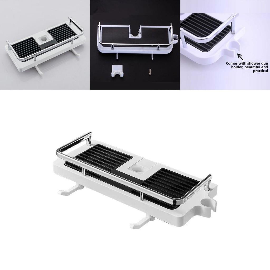 Included Bathroom Shower Shelf With For Easy Storage In Home Bathrooms